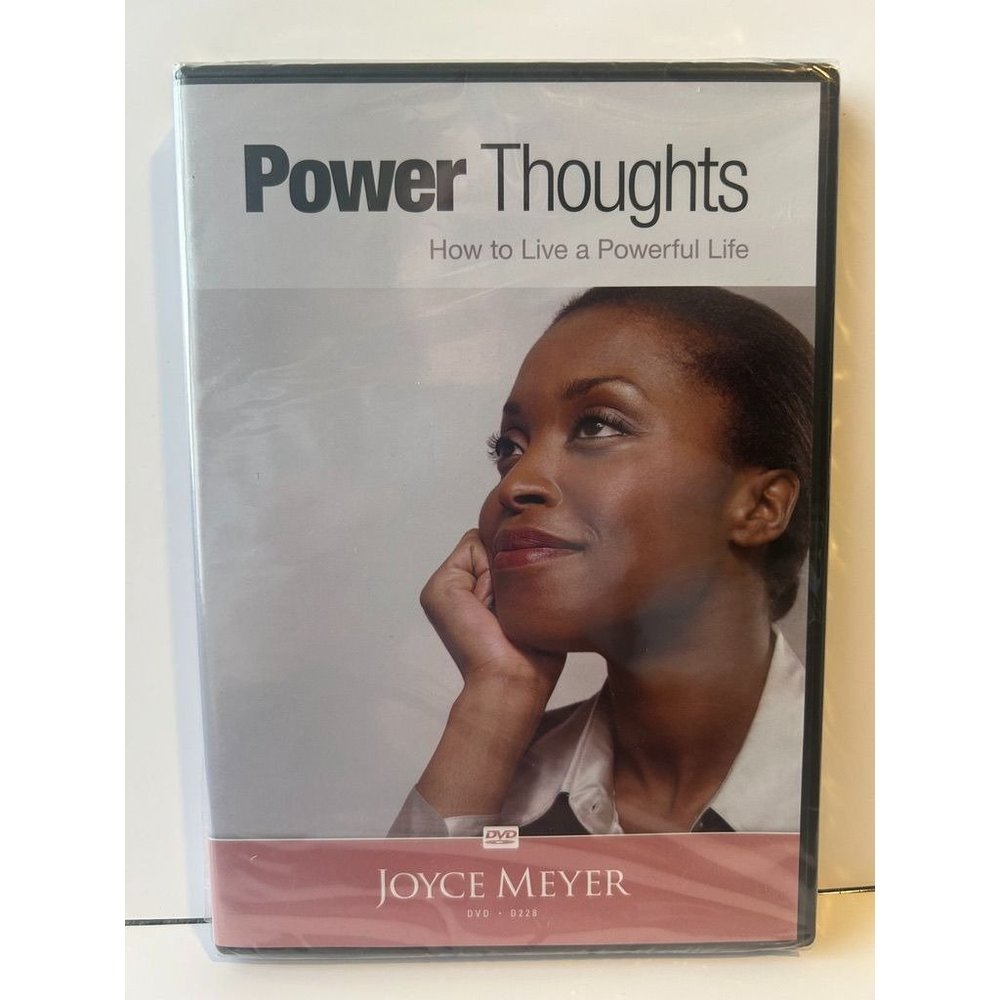 DVD - Joyce Meyer Power Thoughts Live a Powerful Life NEW & Sealed